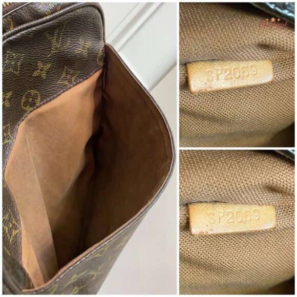 Authentic Louis Vuitton Brown Monogram Coated Canvas Trotteur Beaubourg PM Bag - Picture 11 of 12